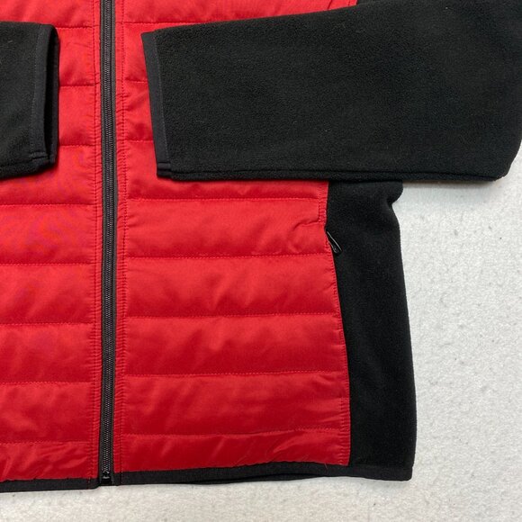 Ralph Lauren L-RL Jacket Womens L Black Red Active Quilted Windbreaker - Picture 3 of 10
